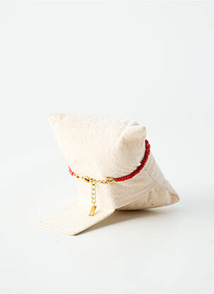 Bracelet ornement pierre rouge BY GARANCE femme