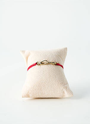 Bracelet fermeture boucle déployante rouge BY GARANCE femme