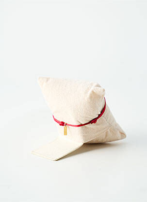 Bracelet fermeture boucle déployante rouge BY GARANCE femme