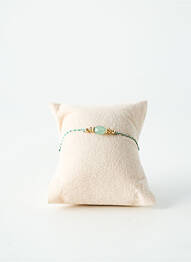 Bracelet ornement pierre vert BY GARANCE femme