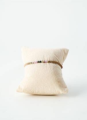 Bracelet ornement perles marron BY GARANCE femme