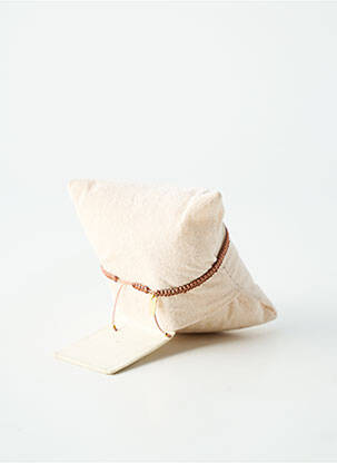Bracelet ornement perles marron BY GARANCE femme