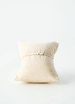 Bracelet fermeture fermoir mousqueton blanc BY GARANCE femme