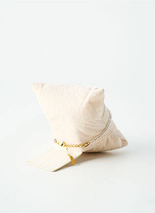 Bracelet fermeture fermoir mousqueton blanc BY GARANCE femme