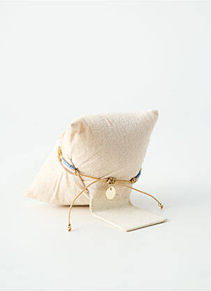 Bracelet ornement perles or BELLE MAIS PAS QUE femme