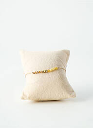 Bracelet ornement perles or BELLE MAIS PAS QUE femme