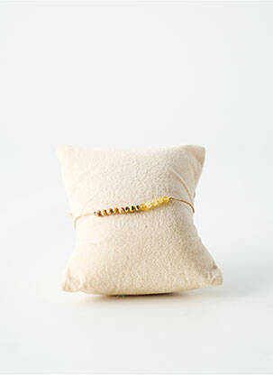Bracelet ornement perles or BELLE MAIS PAS QUE femme