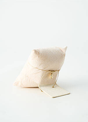 Bracelet ornement perles blanc BELLE MAIS PAS QUE femme