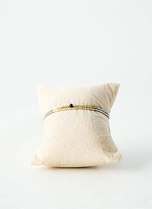 Bracelet ornement perles or BELLE MAIS PAS QUE femme