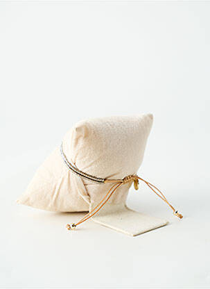 Bracelet ornement perles or BELLE MAIS PAS QUE femme