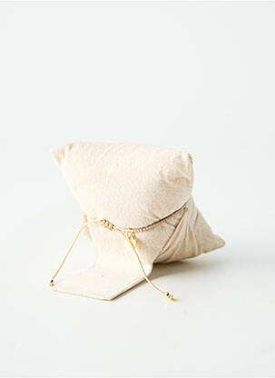 Bracelet ornement perles or BELLE MAIS PAS QUE femme