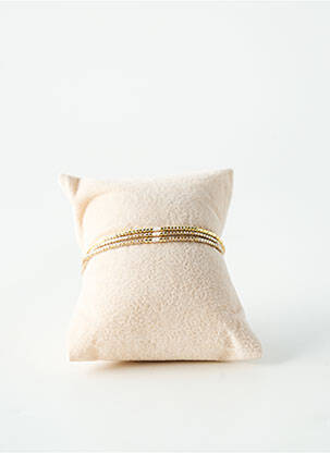 Bracelet ornement perles or BELLE MAIS PAS QUE femme