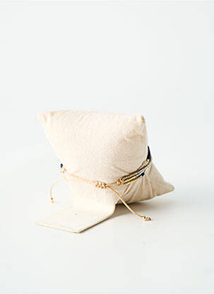 Bracelet ornement perles noir BELLE MAIS PAS QUE femme