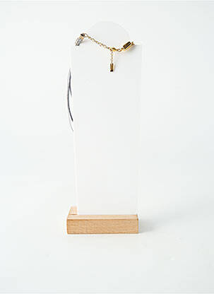 Collier ornement perles gris BY GARANCE femme