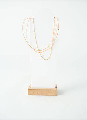 Collier ornement perles rose BY GARANCE femme