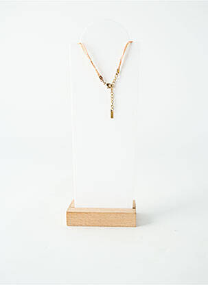 Collier ornement perles rose BY GARANCE femme
