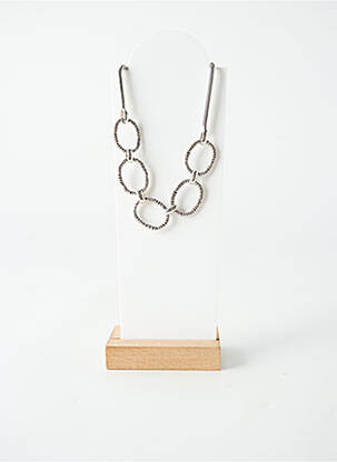 Collier imprimé argent ORI TAO femme