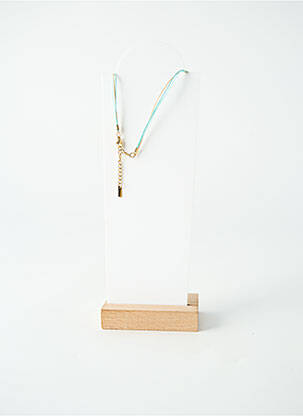 Collier ornement perles bleu BY GARANCE femme