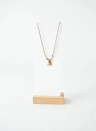 Collier fermeture fermoir mousqueton or BY GARANCE femme