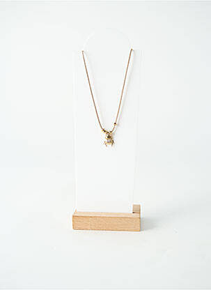 Collier fermeture fermoir mousqueton or BY GARANCE femme