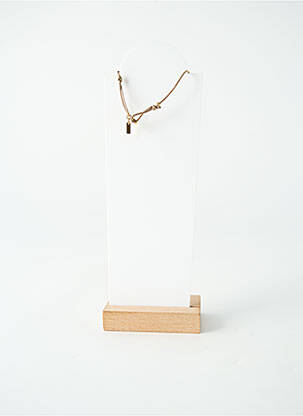 Collier fermeture fermoir mousqueton or BY GARANCE femme