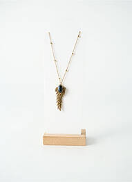 Collier matériaux métal or NAHUA femme