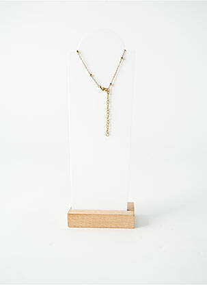 Collier matériaux métal or NAHUA femme