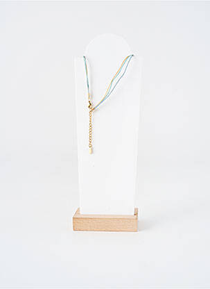 Collier ornement perles bleu BY GARANCE femme