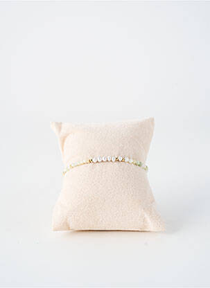 Bracelet fermeture fermoir mousqueton blanc BY GARANCE femme