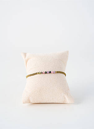Bracelet ornement perles vert BY GARANCE femme