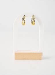 Boucles d’oreilles matériaux plaqué or or FRANCK HERVAL femme
