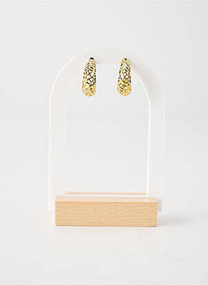 Boucles d’oreilles matériaux plaqué or or FRANCK HERVAL femme