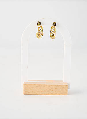 Boucles d’oreilles matériaux plaqué or or FRANCK HERVAL femme