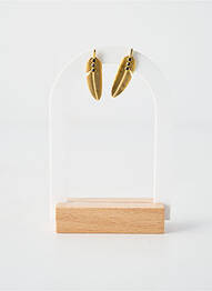 Boucles d’oreilles ornement pierre or FRANCK HERVAL femme