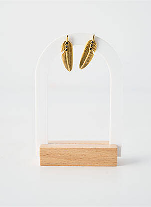 Boucles d’oreilles ornement pierre or FRANCK HERVAL femme