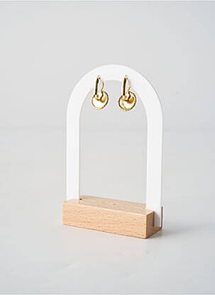 Boucles d’oreilles fermeture fermoir clips bleu FRANCK HERVAL femme