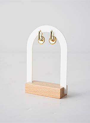 Boucles d’oreilles fermeture fermoir clips bleu FRANCK HERVAL femme