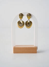 Boucles d’oreilles matériaux plaqué or or ORITAO femme