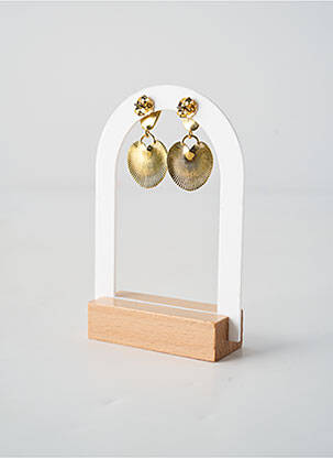 Boucles d’oreilles matériaux plaqué or or ORITAO femme