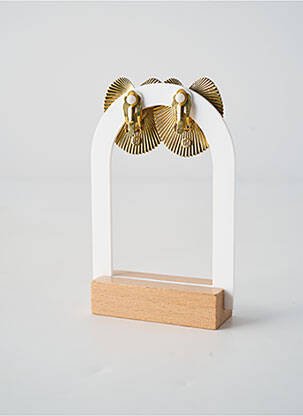 Boucles d’oreilles fermeture fermoir clips or ORITAO femme