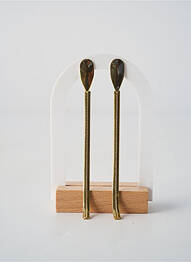 Boucles d’oreilles matériaux plaqué or or ORITAO femme