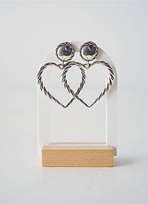 Boucles d’oreilles matériaux plaqué argent argent ORITAO femme