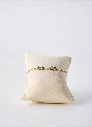 Bracelet matériaux plaqué or blanc FRANCK HERVAL femme