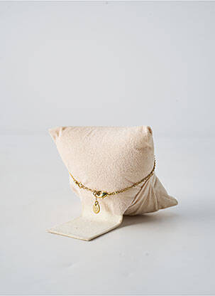 Bracelet matériaux plaqué or blanc FRANCK HERVAL femme