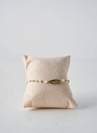 Bracelet fermeture fermoir mousqueton blanc FRANCK HERVAL femme