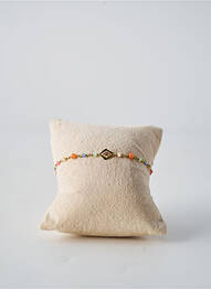 Bracelet matériaux plaqué or vert FRANCK HERVAL femme