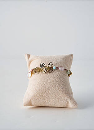 Bracelet matériaux plaqué or blanc FRANCK HERVAL femme