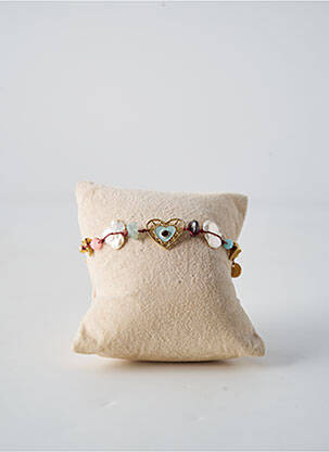 Bracelet ornement breloque / pampille bleu FRANCK HERVAL femme