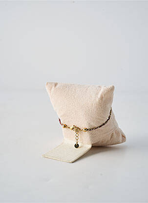 Bracelet matériaux plaqué or violet FRANCK HERVAL femme