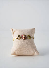 Bracelet matériaux plaqué or beige NATURE BIJOUX femme